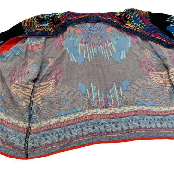 Flying Tomato Boho Short Kimono Top Size Medium - Picture 9 of 17